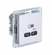 SE AtlasDesign Жемчуг USB Розетка тип-C 65W высокоскор.заряд. QC, PD, мех.