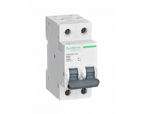 SE City9 Set Автоматический выключатель (АВ) B 32А 2P 4.5kA 230В