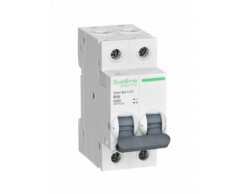 SE City9 Set Автоматический выключатель (АВ) B 50А 2P 4.5kA 230В