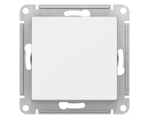 SE AtlasDesign Белый Выключатель 1-клавишный 2-полюсный, 10А, механизм