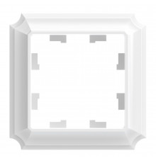 Systeme Electric AtlasDesign Antique 1-постовая РАМКА, БЕЛЫЙ