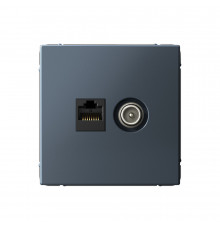 Systeme Electric ArtGallery Грифель Розетка двойная ТВ + компьютерная RJ45, кат. 5Е