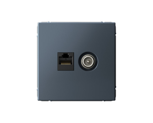 Systeme Electric ArtGallery Грифель Розетка двойная ТВ + компьютерная RJ45, кат. 5Е