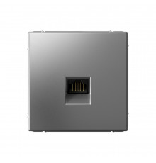 Systeme Electric ArtGallery Сталь Розетка компьютерная RJ45, кат. 6A, механизм