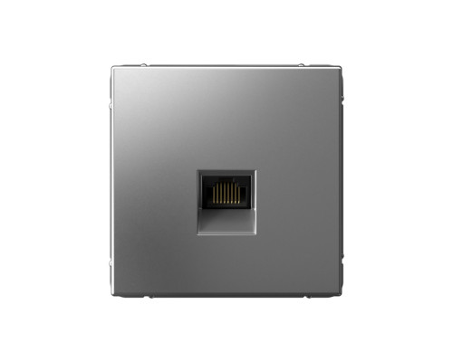 Systeme Electric ArtGallery Сталь Розетка компьютерная RJ45, кат. 6A, механизм