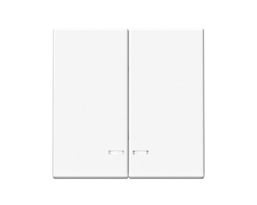 Systeme Electric ArtGallery Лотос Выключатель 2-клавишный с подсветкой, сх.5а, 10АХ, механизм