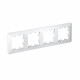 Systeme Electric AtlasDesign Air Белый/дымчатый белый Рамка 4-ая