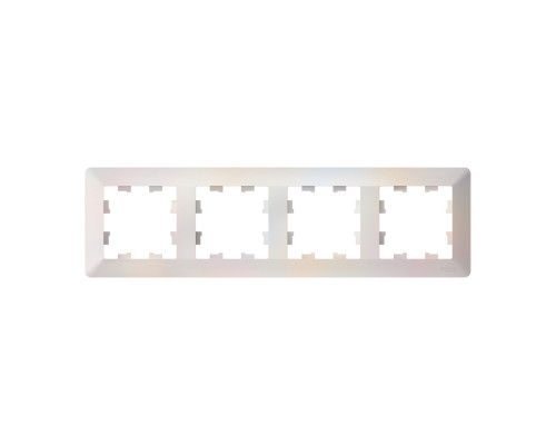 Systeme Electric AtlasDesign Air Жемчуг/дымчатый белый Рамка 4-ая