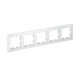 Systeme Electric AtlasDesign Air Лотос/дымчатый белый Рамка 5-ая