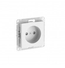 Systeme Electric AtlasDesign Белый Розетка без заземления со шторками, 16А, мех., быстрозажим. клем.