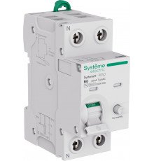 Systeme Electric Systeme9 Авт. выкл. диф. тока (АВДТ) 1P+N B 6A 6kA 30мА Тип-AC 230В