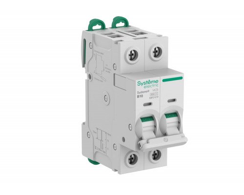 Systeme Electric Systeme9 Автоматический выключатель (АВ) B 10A 2P 6kA 400В
