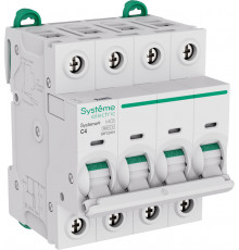 Systeme Electric Systeme9 Автоматический выключатель (АВ) C 4A 4P 6kA 400В