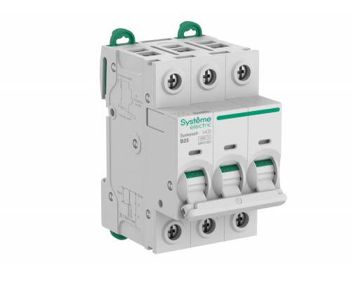 Systeme Electric Systeme9 Автоматический выключатель (АВ) B 25A 3P 10kA 400В