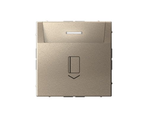 Systeme Electric ArtGallery Шампань Выключатель карточный 10А, без задержки времени, быстр.клемм.