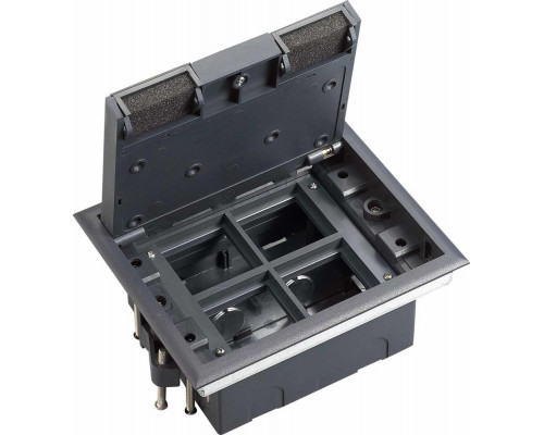 Systeme Elecrtic MultiDesk  Люк на 8 модулей IP40 для фальшпола с монтажной коробкой, тип MDK10