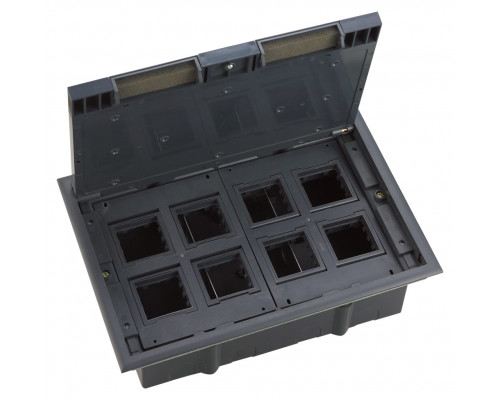 Systeme Elecrtic MultiDesk  Люк на 16 модулей IP40 для фальшпола с монтажной коробкой, тип MDK10