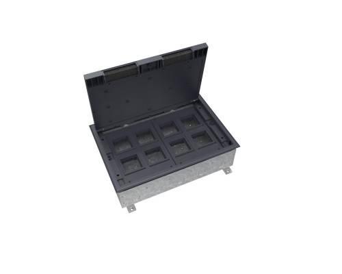 Systeme Elecrtic MultiDesk  Люк на 16 модулей IP40 для бетонных полов с монтажной коробкой, тип MDK10