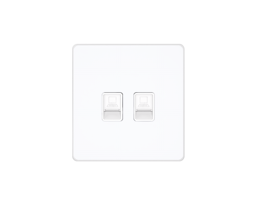 Systeme Electric Systeme Infinity Арктический лед Розетка информационная RJ-45 кат.5e 2-я