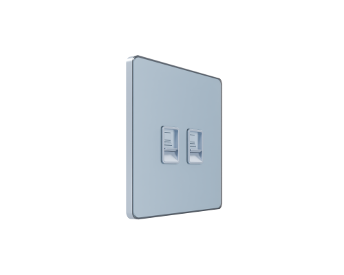 Systeme Electric Systeme Infinity Стальное небо Розетка информационная RJ-45 кат.6 2-я