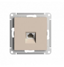 SE AtlasDesign Песочный Розетка компьютерная RJ45, кат. 5Е, механизм